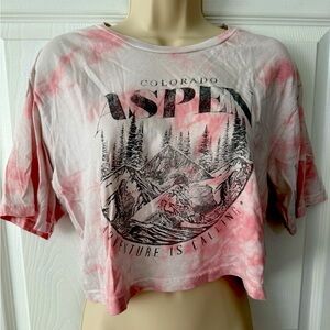 Cropped T Tie Dye